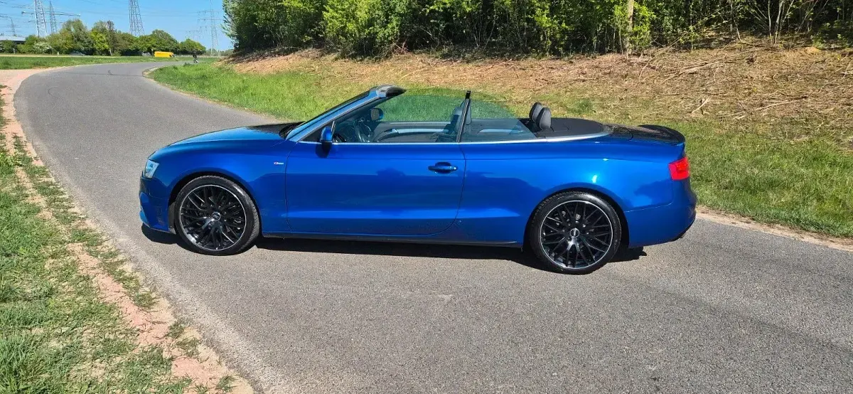 Gebraucht Audi A5 Cabriolet S-Line 177 PS (130 kW) 2016 Blau Cabrio