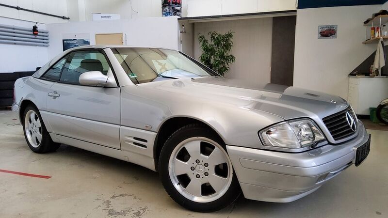 Silber Gebraucht 1998 Mercedes SL280 Edition Cabrio | 17.990 € (Fairer Preis) - Bild 1/4