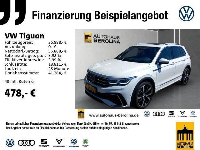 Weiß Gebraucht 2022 VW Tiguan R-line SUV | 36.888 € (Fairer Preis) - Bild 1/4