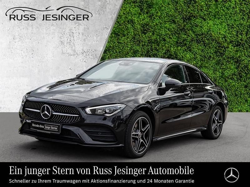 Schwarz Gebraucht 2022 Mercedes CLA250e AMG line Limousine | 35.880 € (Etwas zu teuer) - Bild 1/2