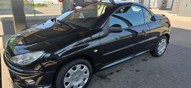Schwarz Gebraucht 2007 Peugeot 206 CC Cabrio | 2.000 € (Fairer Preis) - Bild 1/4