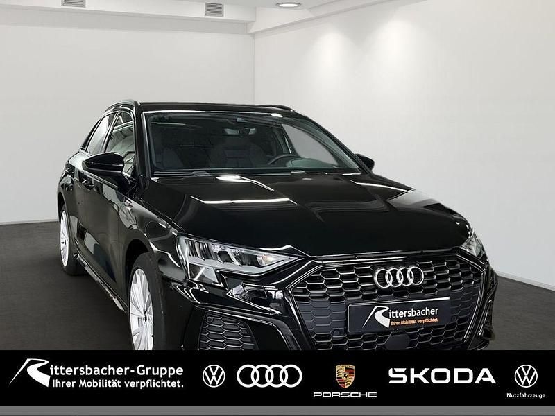 Mythosschwarzmetallic Gebraucht 2022 Audi A3 S-Line Limousine | 27.350 € (Fairer Preis) - Bild 1/4