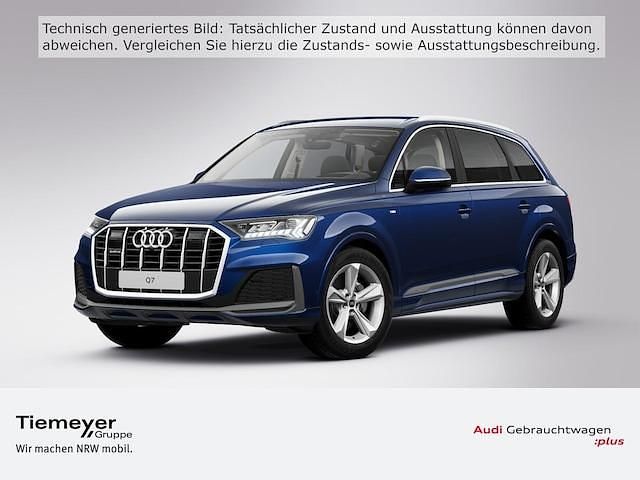 Navarrablau metallic Gebraucht 2023 Audi Q7 S-Line SUV | 64.170 € (Superpreis) - Bild 1/4