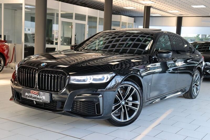 Schwarz Gebraucht 2021 BMW 730 M Sport Limousine | 52.000 € - Bild 1/4