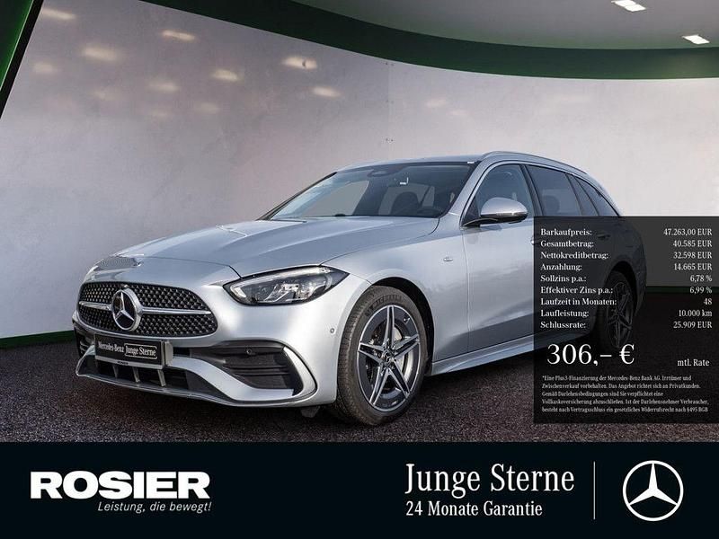 Silber Gebraucht 2025 Mercedes C300e Advanced Plus Limousine | 47.263 € (Fairer Preis) - Bild 1/3