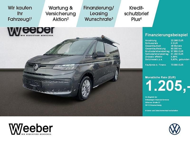 Grau Neu 2025 VW California Beach Van | 73.560 € - Bild 1/4