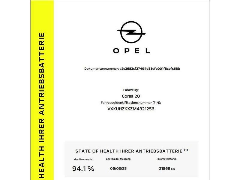 Gebraucht Opel Corsa-e Edition 100 kW (136 PS) 2022 Blau / Kleinwagen