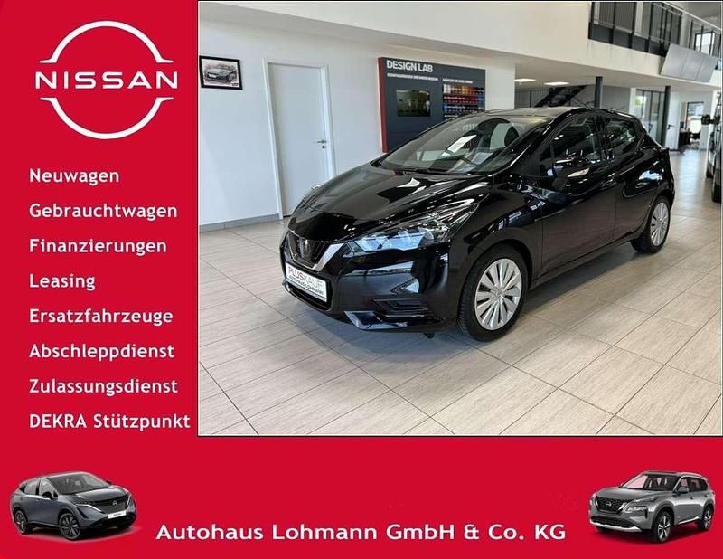Black metallic Gebraucht 2022 Nissan Micra Acenta Kleinwagen | 13.950 € (Fairer Preis) - Bild 1/4
