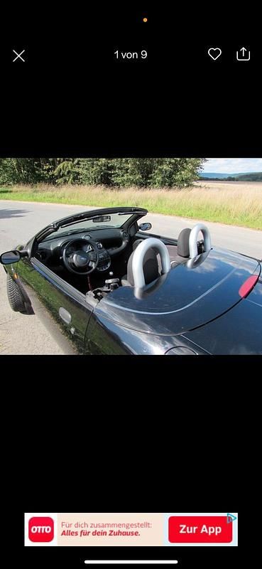 Schwarz Gebraucht 2004 Ford StreetKa Cabrio | 599 € (Superpreis) - Bild 1/4