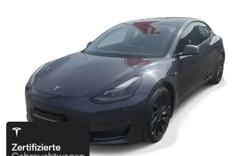 Second-hand Tesla Model 3 Performance 377 kW (513 CP) 2021 Argintiu Berlinǎ