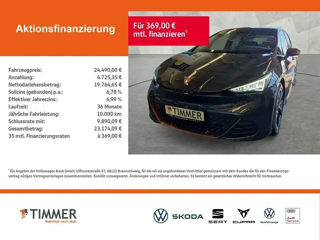 Gebraucht Cupra Born 150 kW (204 PS) 2022 Grau Kleinwagen
