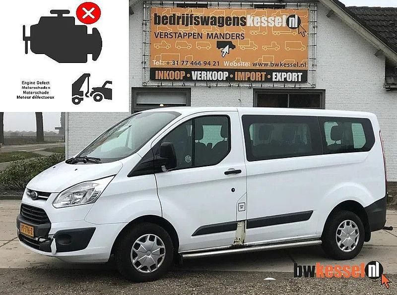 Gebraucht Ford Transit Custom 105 PS (77 kW) 2017 Weiß Van / Kleinbus