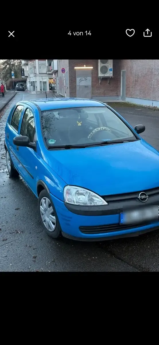 Occasion Opel Corsa 90 ch (66 kW) 2001 Bleue Citadine