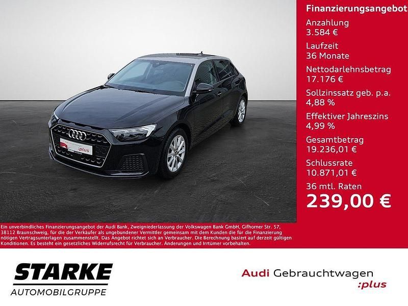 Mythosschwarz metallic Gebraucht 2021 Audi A1 Sportback Ambiente Kleinwagen | 20.760 € (Fairer Preis) - Bild 1/4