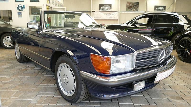 Gebraucht Mercedes SL300 179 PS (131 kW) 1989 Blau Cabrio