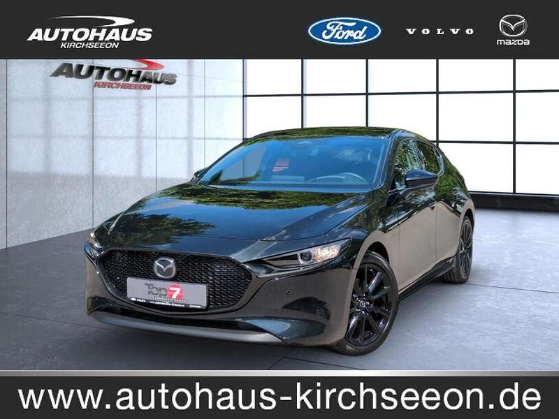 Schwarz Gebraucht 2024 Mazda 3 Homura-Line Limousine | 24.950 € - Bild 1/4