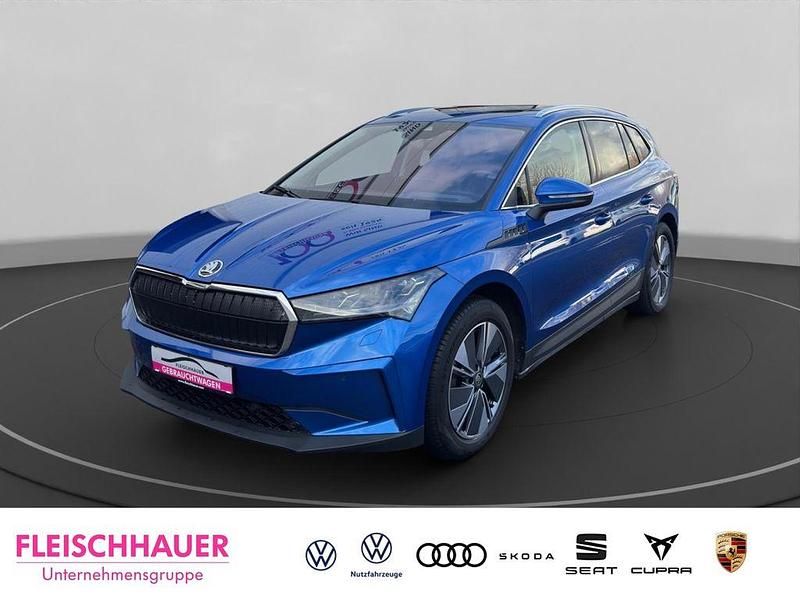 Blau Gebraucht 2021 Skoda Enyaq iV ecoSuite SUV | 31.990 € (Fairer Preis) - Bild 1/4