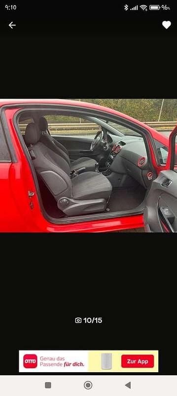 Gebraucht Opel Corsa 90 PS (66 kW) 2010 Rot Kleinwagen