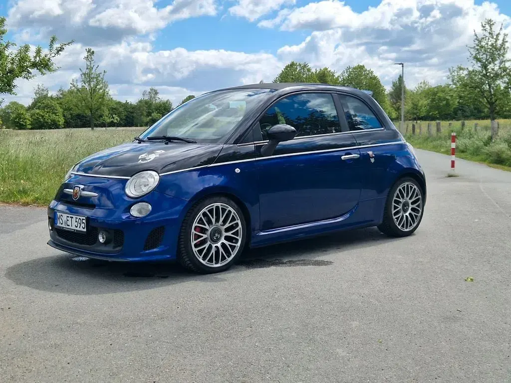 Gebraucht Abarth 595C 140 PS (102 kW) 2015 Blau Cabrio