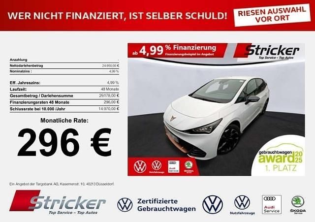 Gebraucht Cupra Born 169 kW (231 PS) 2023 Glacial white metallic (metallic) Kleinwagen