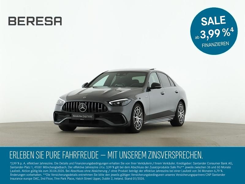 Grau Gebraucht 2023 Mercedes C43 AMG AMG Limousine | 54.880 € (Guter Preis) - Bild 1/4