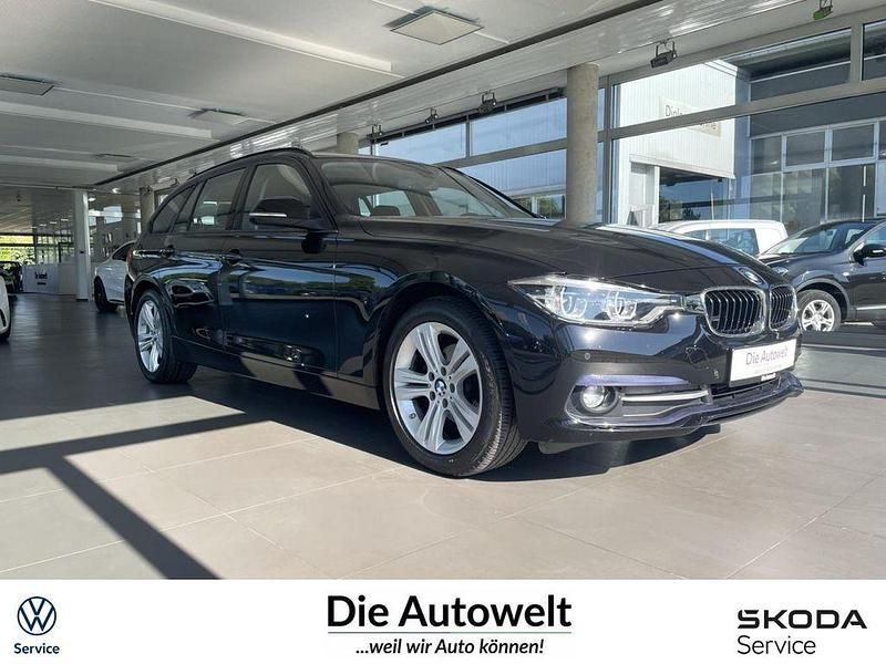 Schwar (schwarz) Gebraucht 2019 BMW 318 Sport Line Kombi | 16.980 € (Fairer Preis) - Bild 1/4