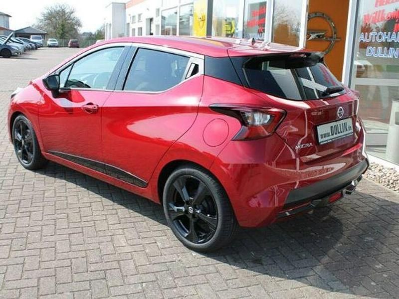 Gebraucht Nissan Micra 101 PS (74 kW) 2019 Rot metallic Kleinwagen