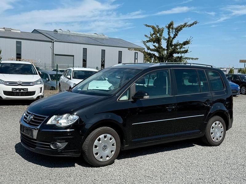 Schwarz Gebraucht 2007 VW Touran Highline Van / Kleinbus | 2.250 € (Superpreis) - Bild 1/4