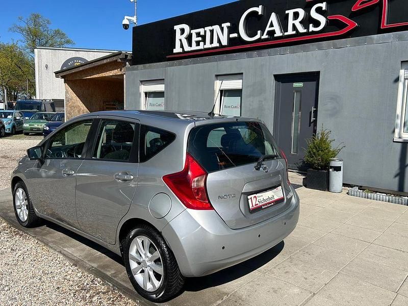Second-hand Nissan Note Acenta 98 CP (72 kW) 2015 Argintiu Hatchback
