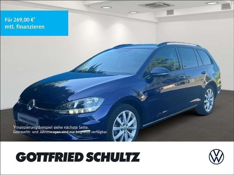 Blau Gebraucht 2020 VW Golf VII United Kombi | 18.790 € (Guter Preis) - Bild 1/4