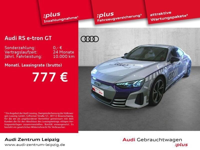 Florettsilber metallic Gebraucht 2024 Audi RS e-tron GT Ambiente Limousine | 134.940 € - Bild 1/3
