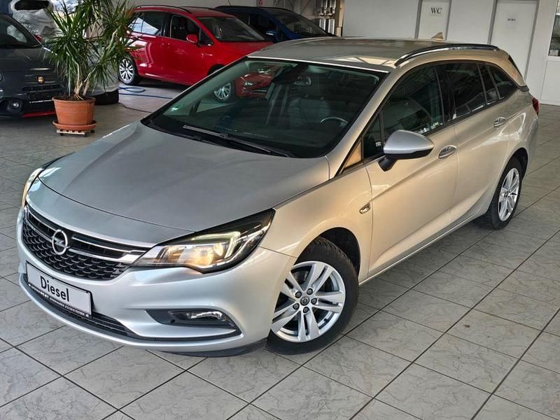 Silber Gebraucht 2018 Opel Astra Kombi | 5.999 € (Superpreis) - Bild 1/4