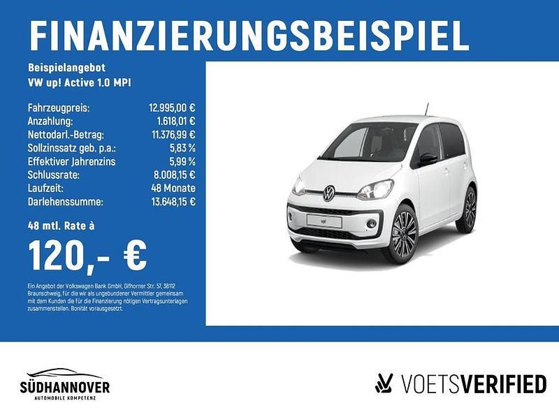 Second-hand VW up! Active 65 CP (47 kW) 2022 Alb Hatchback