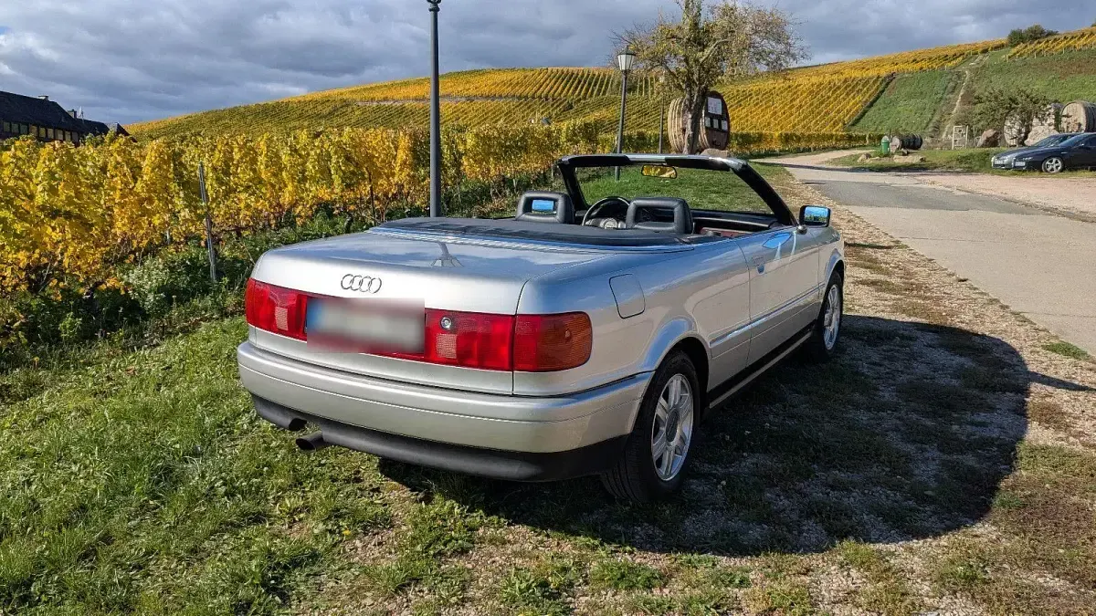 Gebraucht Audi Cabriolet 133 PS (97 kW) 1992 Silber Cabrio