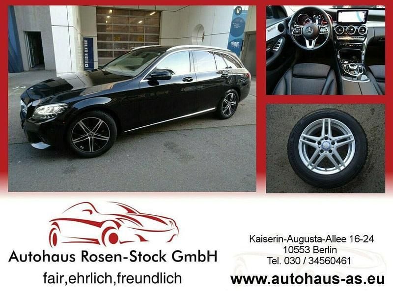 Schwarz Gebraucht 2021 Mercedes C220 Kombi | 26.900 € (Guter Preis) - Bild 1/4
