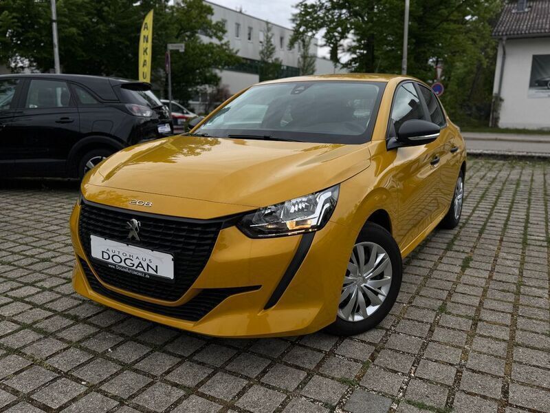 Gelb Gebraucht 2021 Peugeot 208 Kleinwagen | 10.990 € (Guter Preis) - Bild 1/4