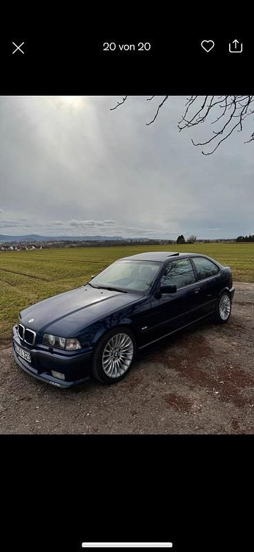 Blau Gebraucht 1998 BMW 323 M Sport Coupé | 2.900 € (Guter Preis) - Bild 1/4