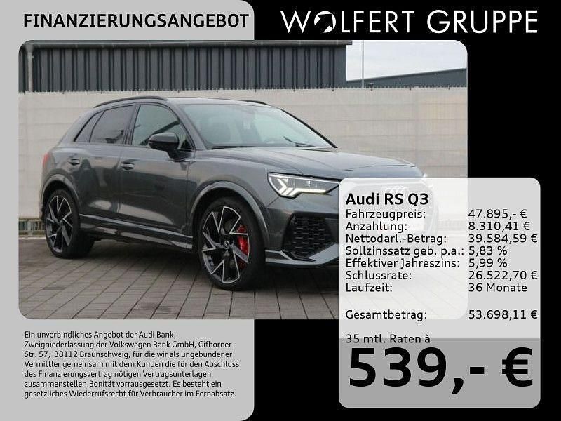 Daytonagrau perleffekt Gebraucht 2021 Audi RS Q3 Ambiente SUV | 47.895 € (Guter Preis) - Bild 1/4