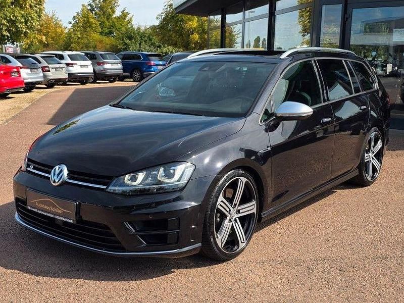 Schwarz Gebraucht 2015 VW Golf VII R Kombi | 23.990 € - Bild 1/4