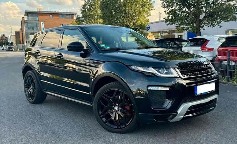 Schwarz Gebraucht 2017 Land Rover Range Rover evoque SE Dynamic SUV | 15.990 € (Superpreis) - Bild 1/4