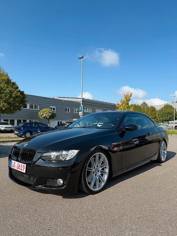 Schwarz Gebraucht 2008 BMW 335 Cabriolet Sport Line Cabrio | 14.500 € (Guter Preis) - Bild 1/4