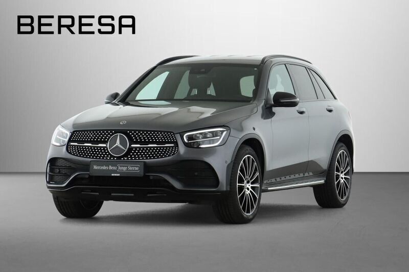 Graulack selenitgrau Gebraucht 2022 Mercedes GLC400d AMG SUV | 47.380 € (Fairer Preis) - Bild 1/4