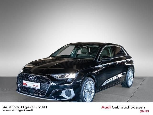 Mythosschwarz metallic Gebraucht 2023 Audi A3 Sportback e-tron Advanced Plus Kleinwagen | 27.540 € (Fairer Preis) - Bild 1/4