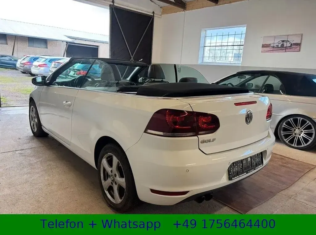 Brugt VW Golf Cabriolet 140 HK (102 kW) 2012 Hvid Cabriolet