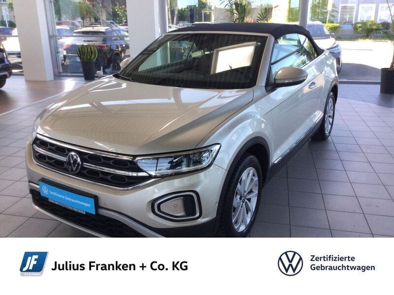 Silber Gebraucht 2024 VW T-Roc Cabriolet Style Cabrio | 28.995 € (Fairer Preis) - Bild 1/2