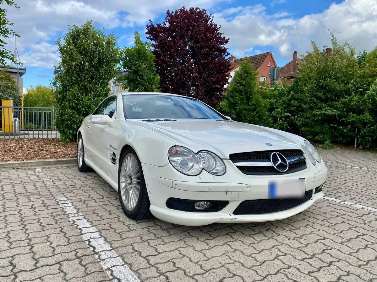 Gebraucht Mercedes SL350 272 PS (200 kW) 2006 Weiß Cabrio