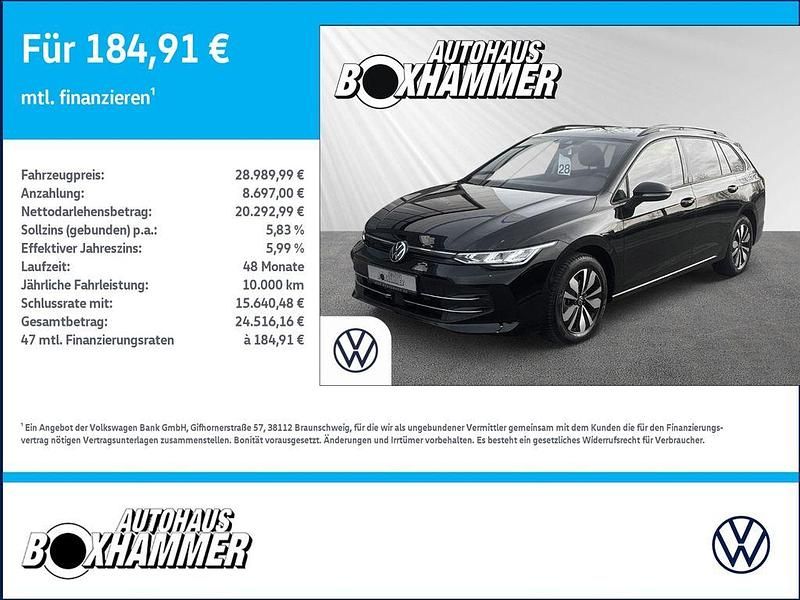 Gebraucht VW Golf VIII Goal 150 PS (110 kW) 2025 Schwarz Kombi