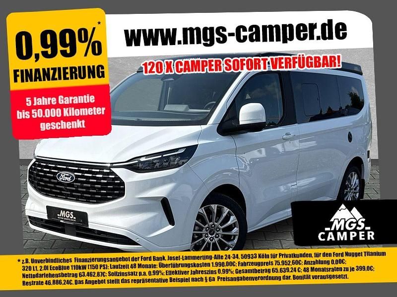 Frozen white Neu 2025 Ford Tourneo Custom Nugget Limousine | 66.990 € (Fairer Preis) - Bild 1/4