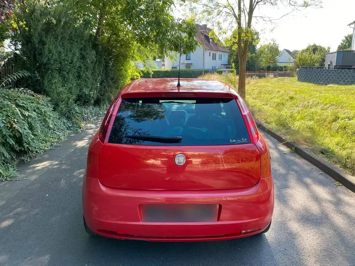 Gebraucht Fiat Grande Punto 80 PS (58 kW) 2007 Rot Kleinwagen