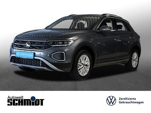 Indiumgrau metallic Gebraucht 2024 VW T-Roc Life SUV | 25.398 € (Guter Preis) - Bild 1/4